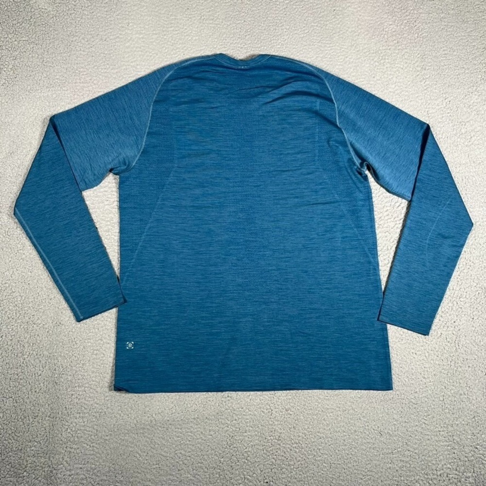 Lululemon Shirt Mens XL Blue Metal Vent Pullover Casual Gym Workout Athletic - Picture 11 of 12